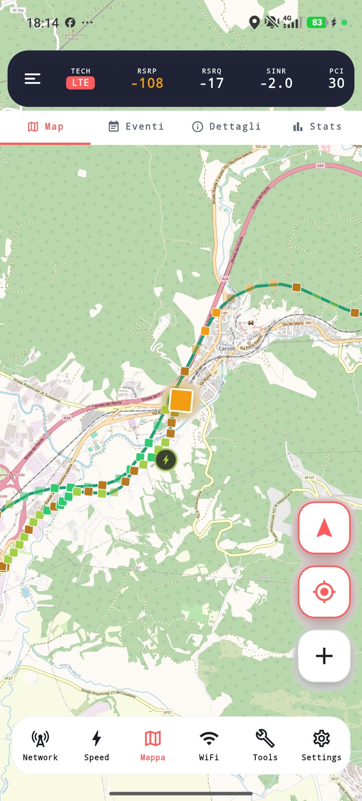 NEXT RECON — drive test live